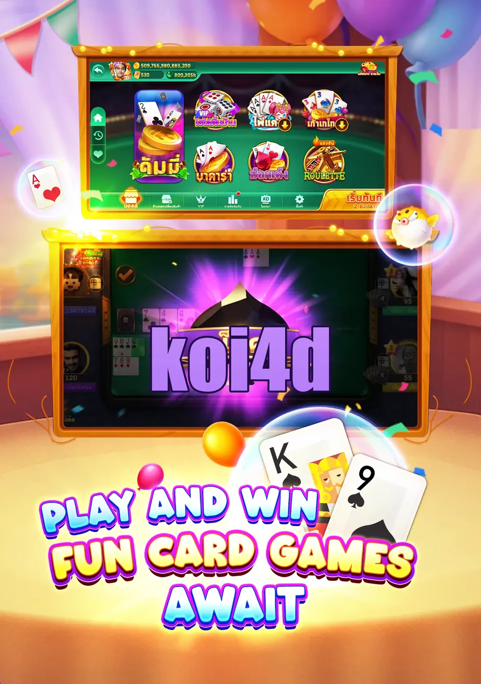 koi4d Tangkapan Layar - APK Resmi